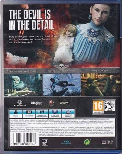 Sherlock Holmes - The Devils Daughter - PS4 - (B Grade) (Genbrug)